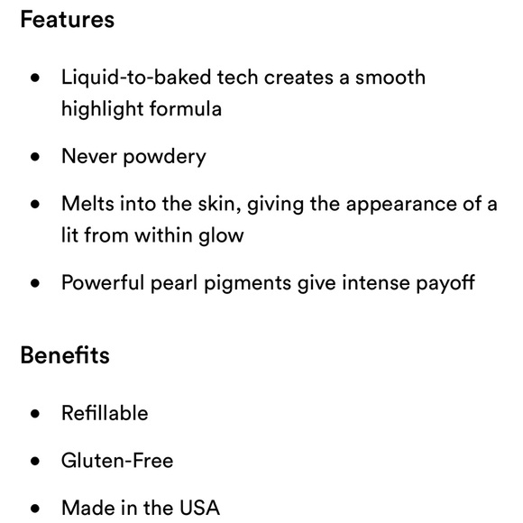 $5❤️‍🔥 OFRA Cosmetics Highlighter Pan Refill Mini BLISSFUL ✨ NEW - Picture 6 of 6